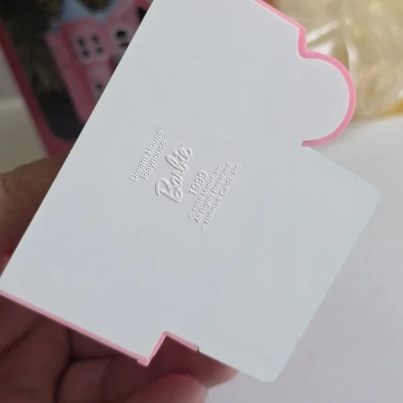 1999 Hallmark BARBIE DREAMHOUSE Ornament All Original Packaging New Open Box - Picture 6 of 6